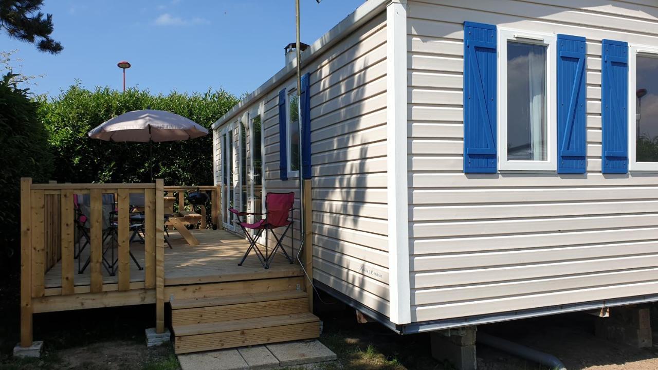 Mobil Home 6-8 Places Parcelle 4 Climatise Biville-sur-Mer Eksteriør billede